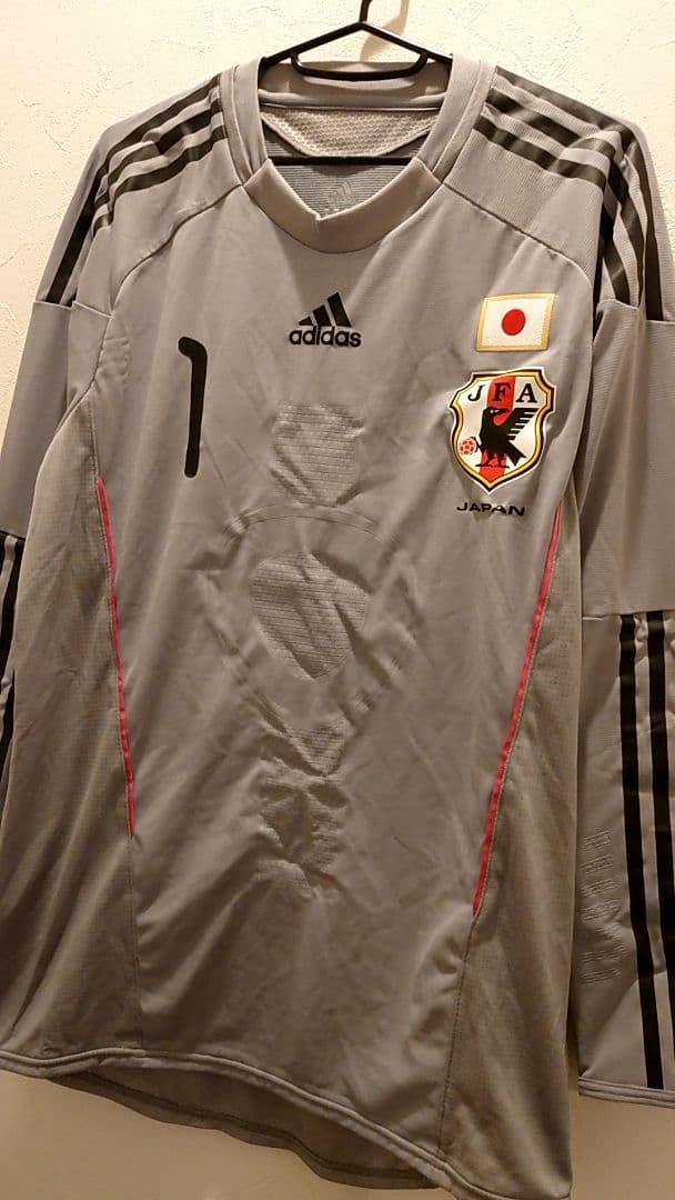 10/11adidas なでしこ日本代表 ゴールキーパーシャツ グレー