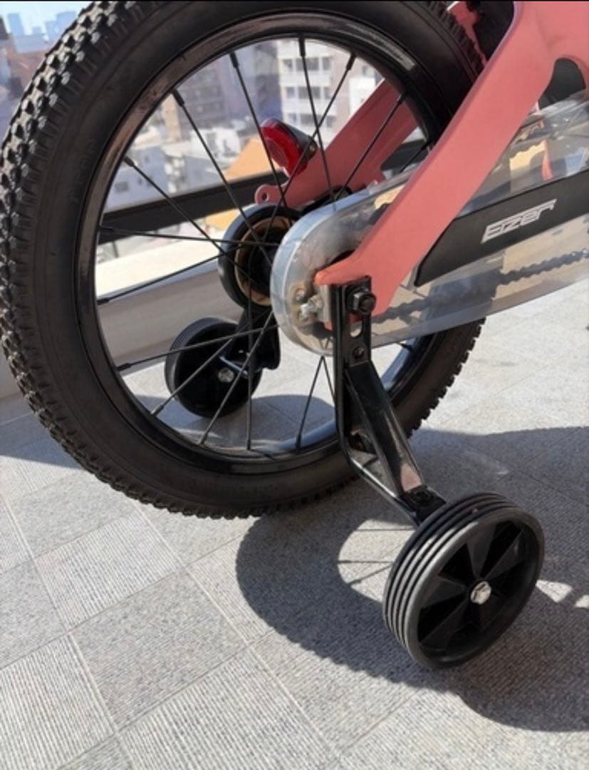 幼児用自転車 16インチ補助輪付き　Ravi