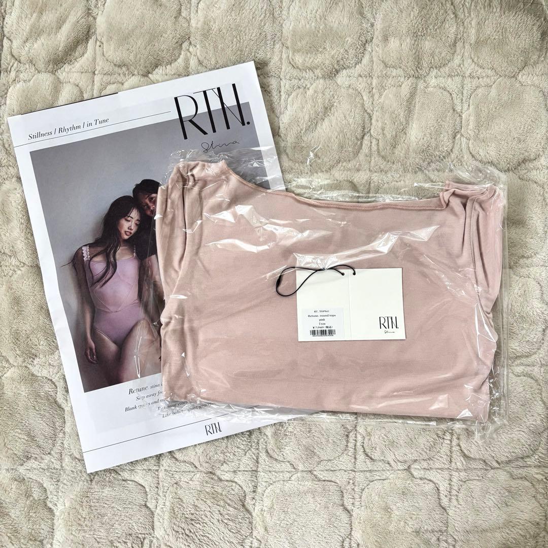 新品　Retune stina .round tops pink