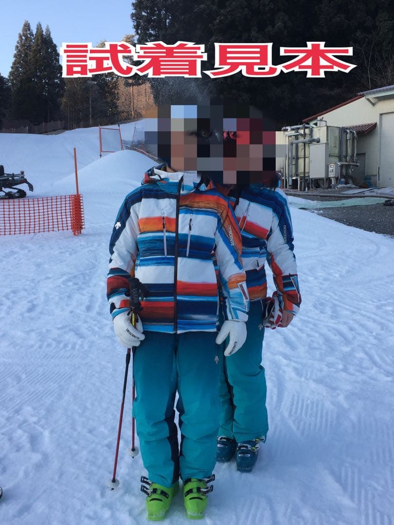 中古品　上位モデル　スキーウェア 上下セット　DESCENTE　Mサイズ