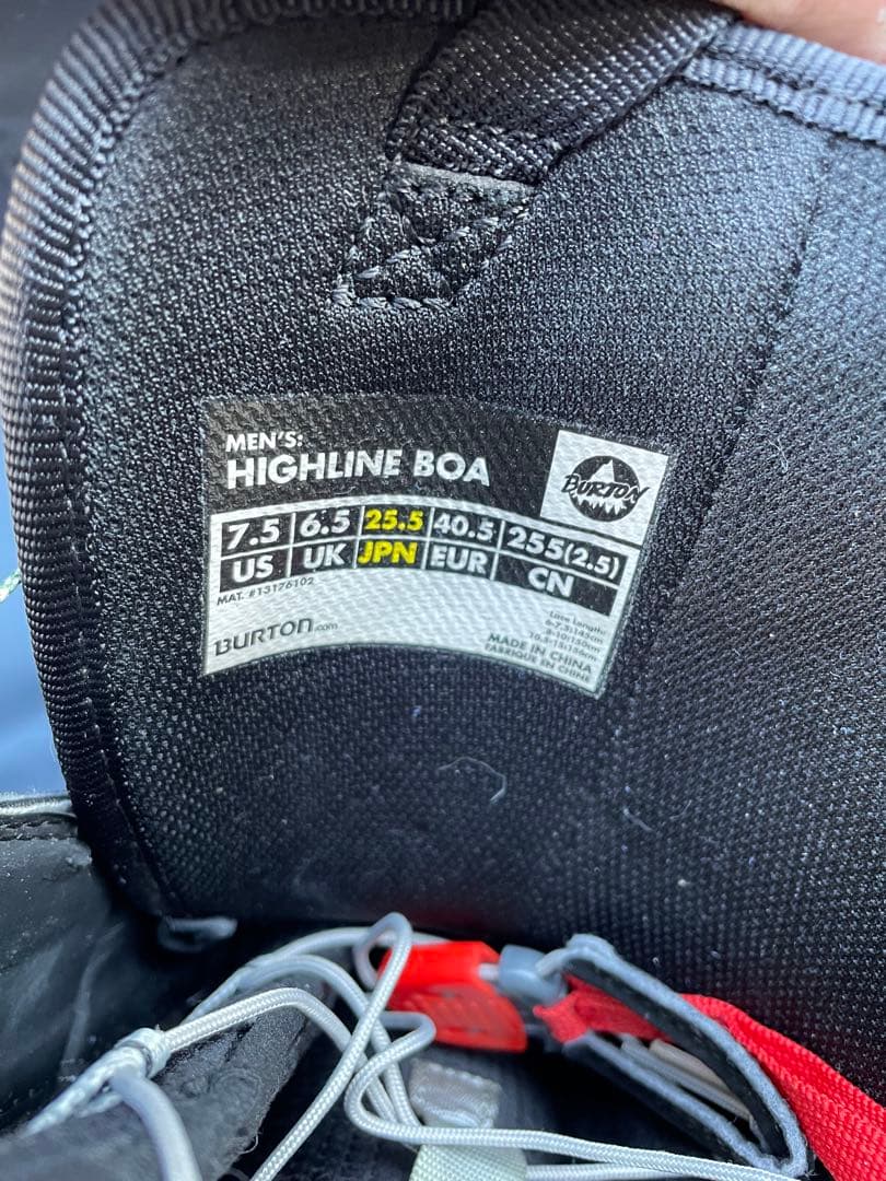 BURTON HIGHLINE BOA 25.5 バートン ハイライン