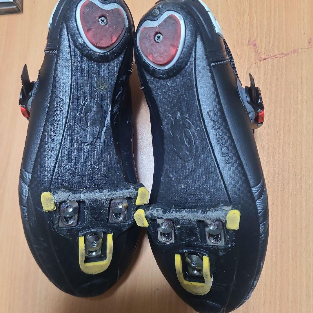 SIDI Vortex ブラックビンディング シューズ