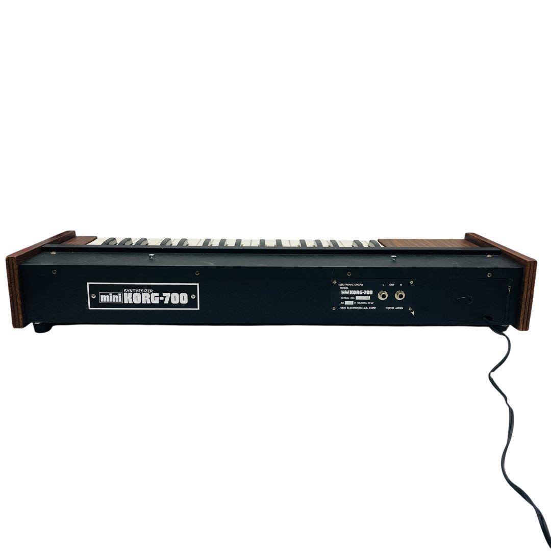 mini KORG-700 モノフォニック•シンセサイザー 通電のみ確認　中古品