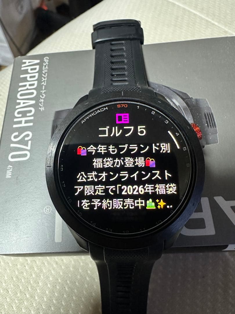 ラウンド用品・アクセサリー GARMIN APPROACH S70 47mm