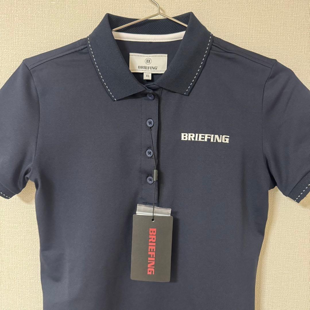 新品　ブリーフィングゴルフ　レディース　ポロシャツ　XS ネイビー
