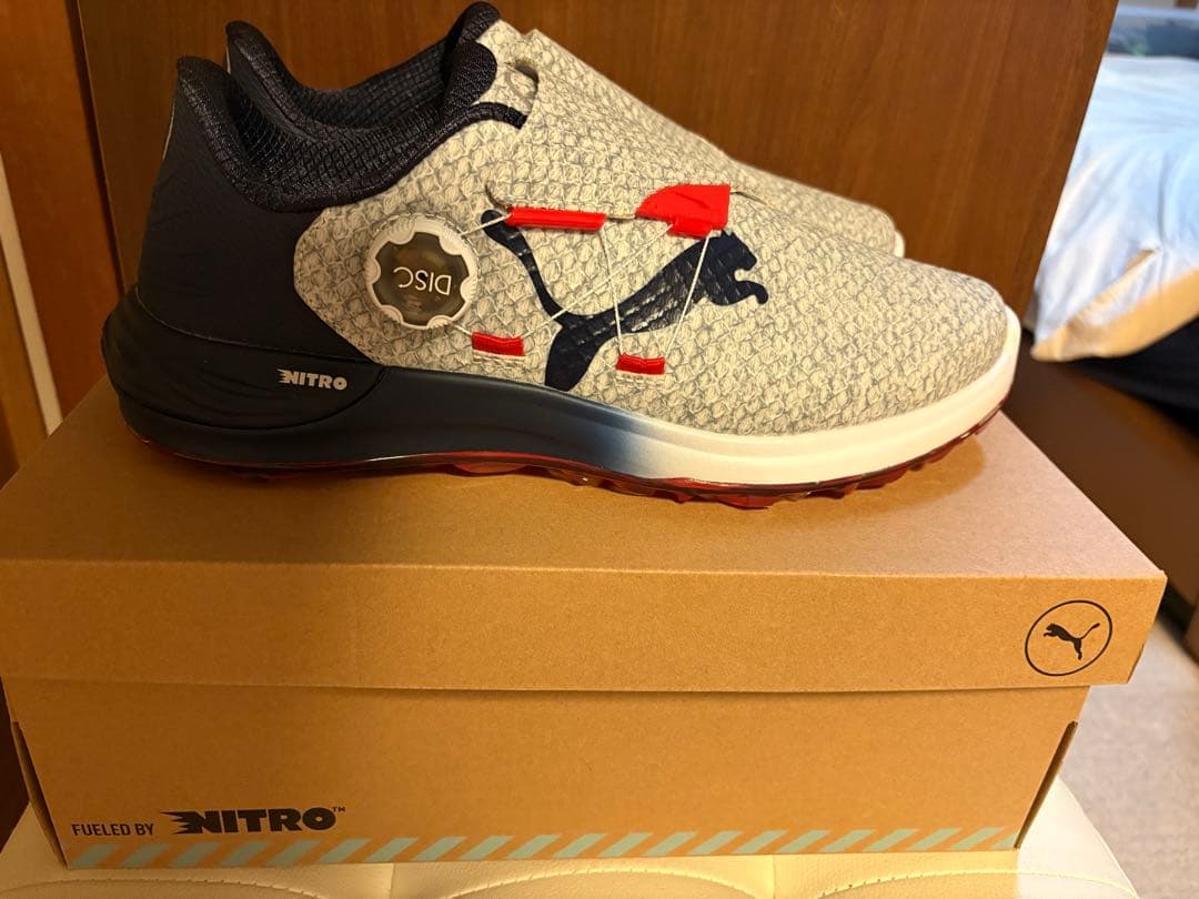 【新品・半額】PUMA NITRO ゴルフシューズ　定価23,100円税込み