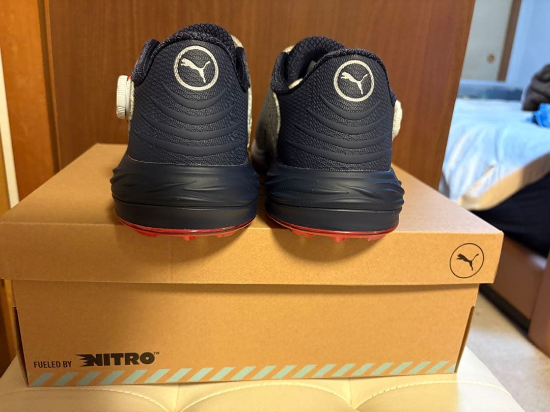 【新品・半額】PUMA NITRO ゴルフシューズ　定価23,100円税込み