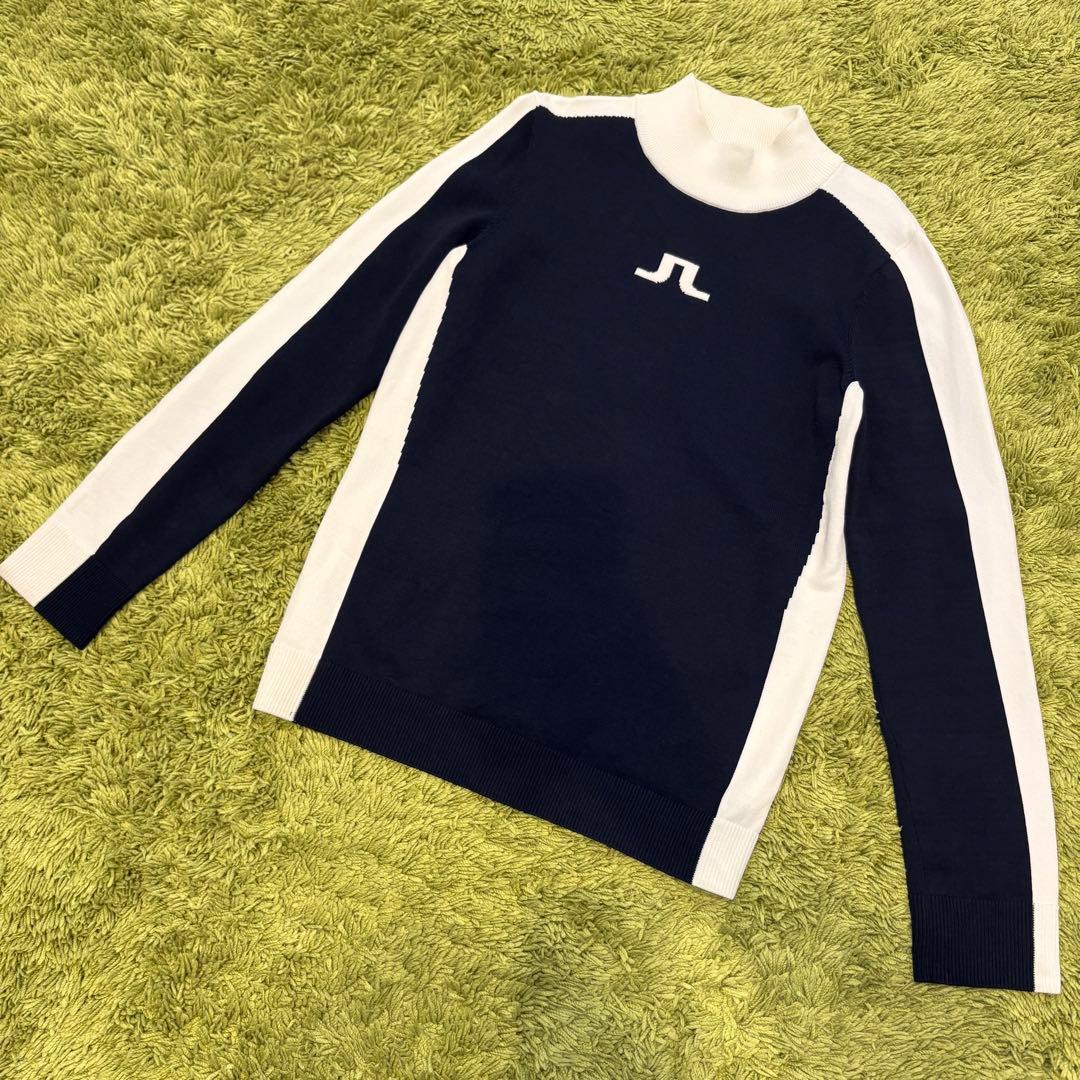 J.LINDEBERG ジェイリンドバーグ ニット セーター ネイビー Mサイズ