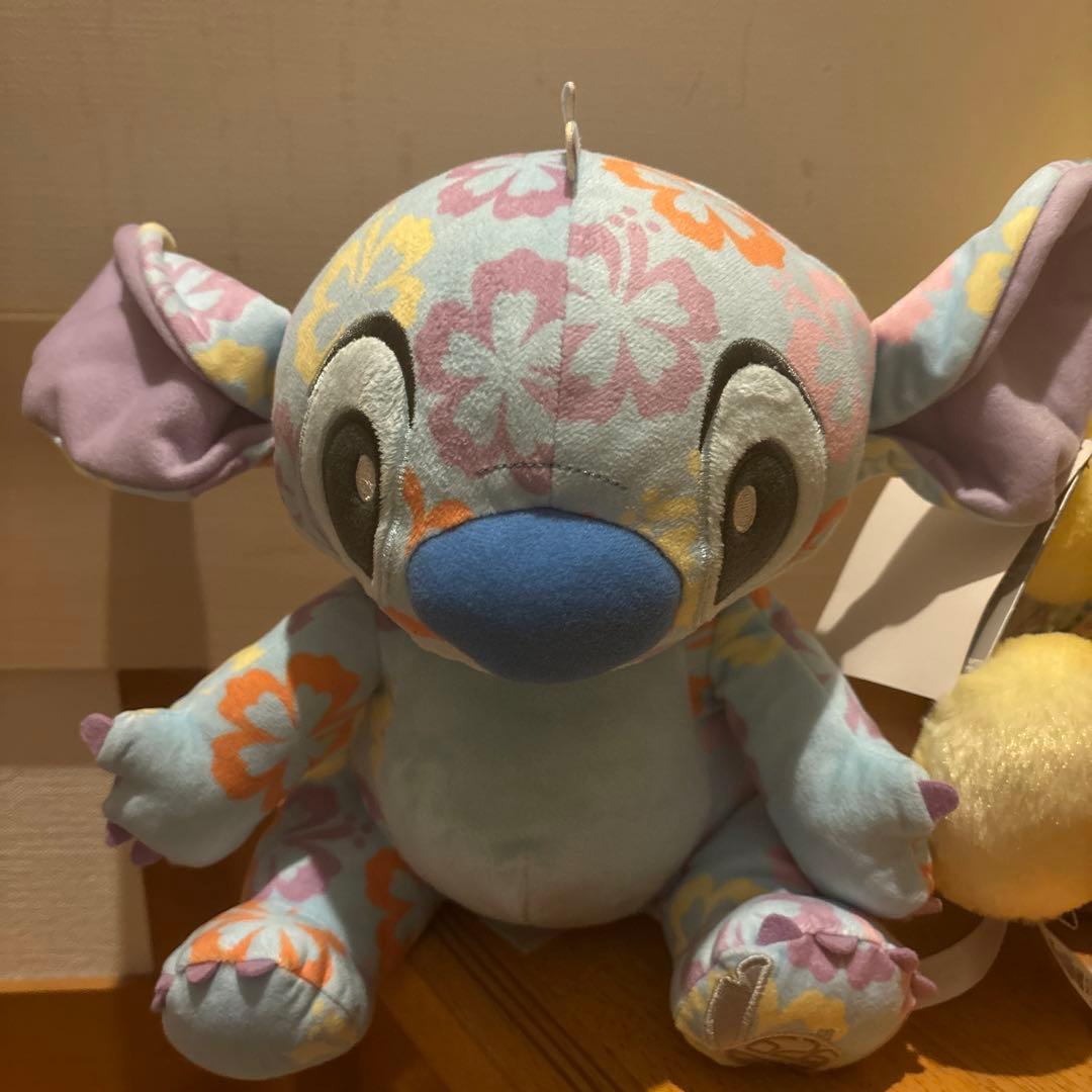 希少　ディズニー　リロ&スティッチ　ぬいぐるみ　3種　ポップコーンバスケット