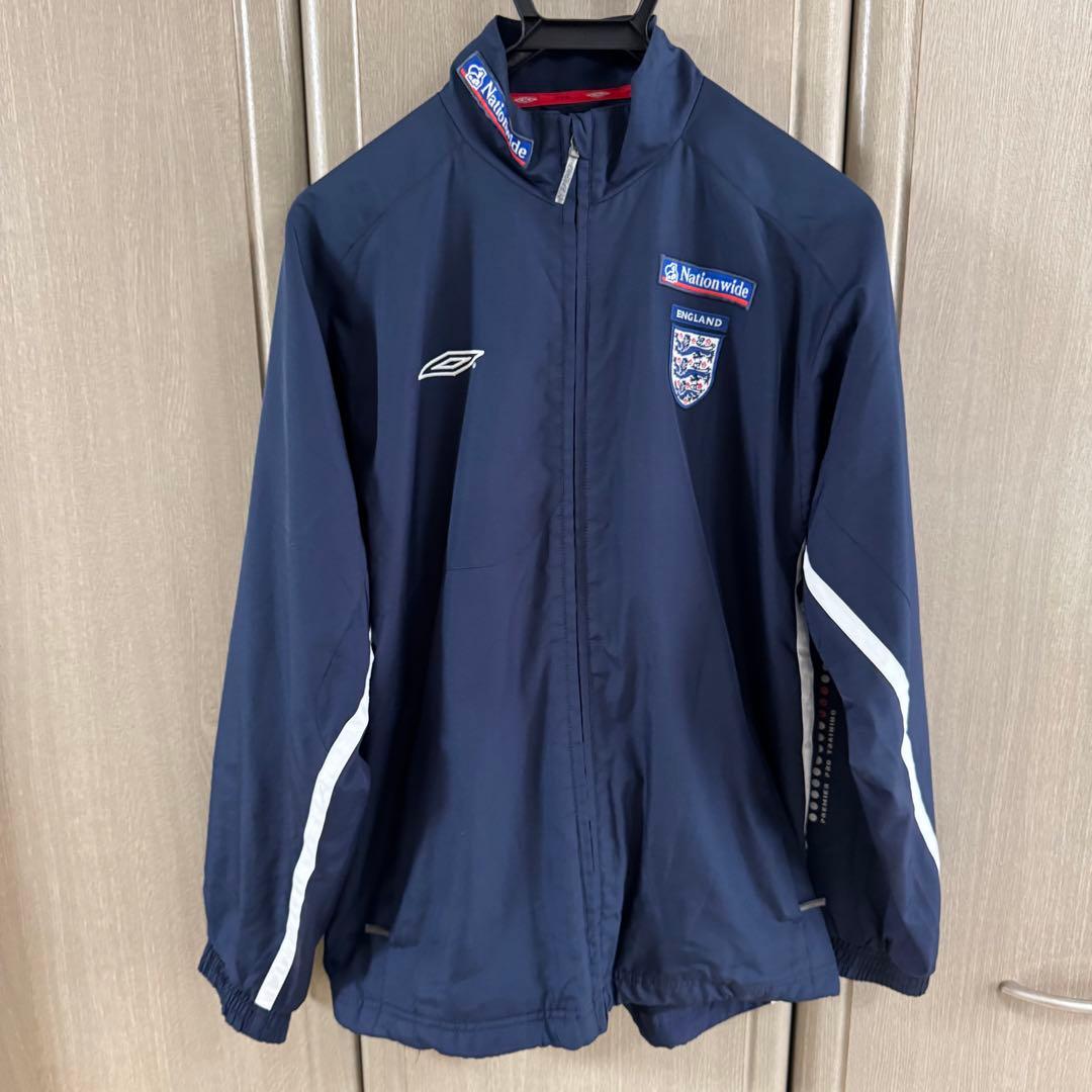 UMBRO イングランド代表 トラックジャケット Sサイズ/ネイビー/背面ロゴ