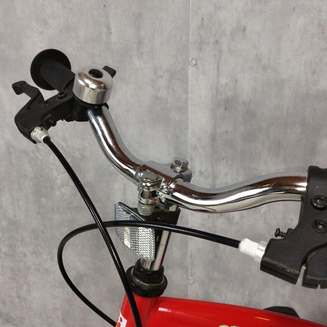 【未使用級】 へんしんバイク 12インチ 赤 スタンド＆工具セット付