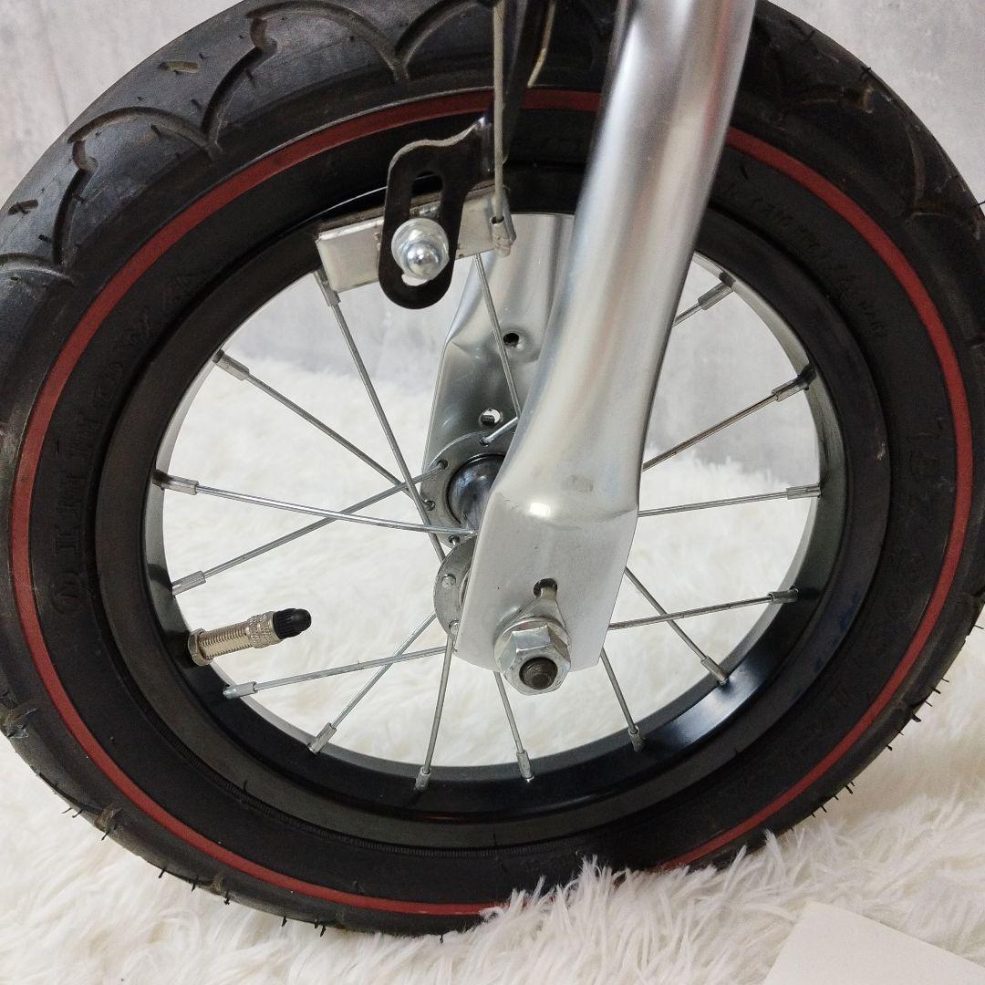 【未使用級】 へんしんバイク 12インチ 赤 スタンド＆工具セット付