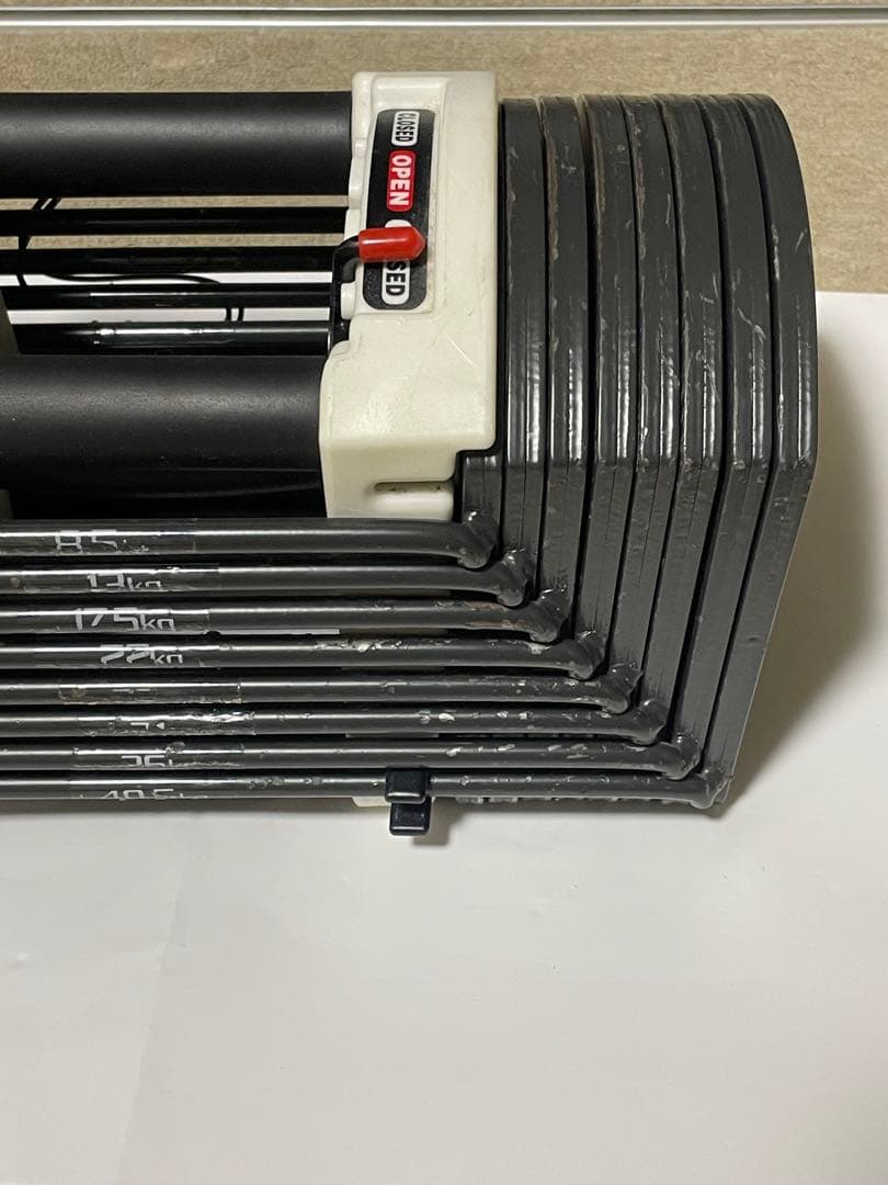 可変式ブロックダンベル 片方最大40.5kg×2 【手渡し】