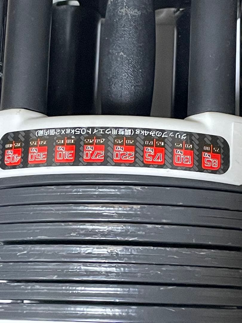 可変式ブロックダンベル 片方最大40.5kg×2 【手渡し】