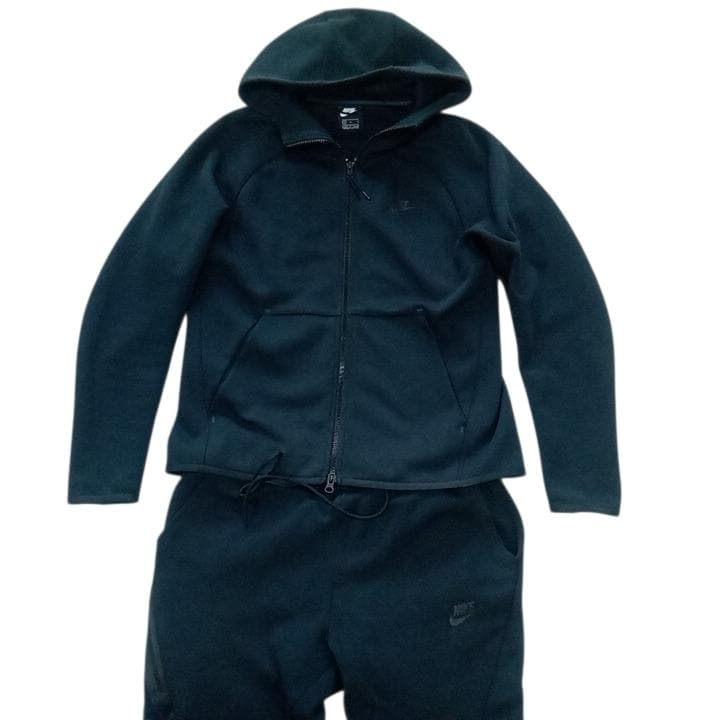 廃盤 NIKE ナイキ テックフリース セットアップ 上下 M 黒 ブラック