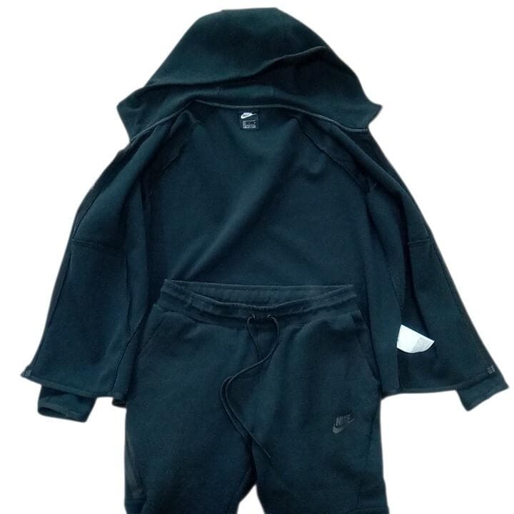 廃盤 NIKE ナイキ テックフリース セットアップ 上下 M 黒 ブラック
