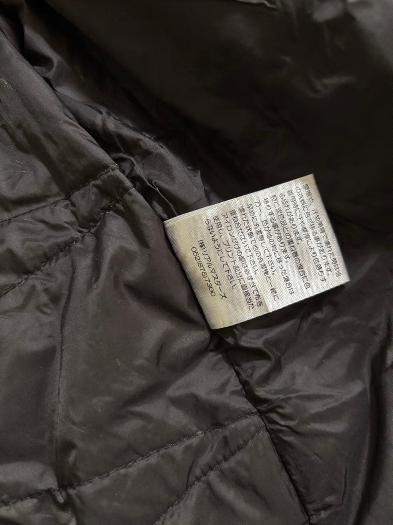 LUXE/R ラグジュ　ブラック 高密度タフタ　ダウンジャケット L サイズ美品