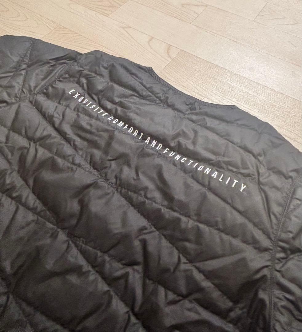 LUXE/R ラグジュ　ブラック 高密度タフタ　ダウンジャケット L サイズ美品