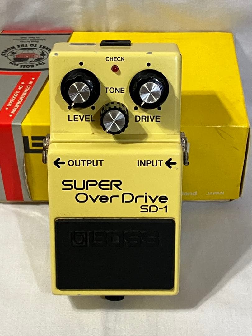 BOSS SD-1 日本製 艶あり 4558DD 箱付き美品 ACA電源