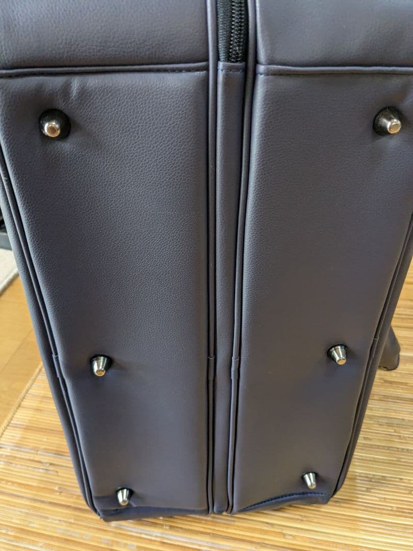 美品！Admiral ゴルフバッグ ネイビー 合成皮革