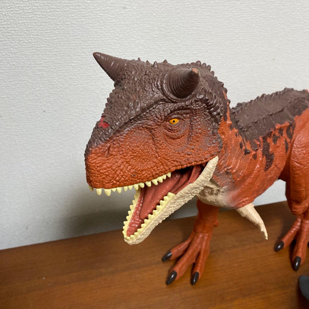 マテル　スーパービックサイズ　カルノタサウルス モササウル　恐竜　ジュラシック