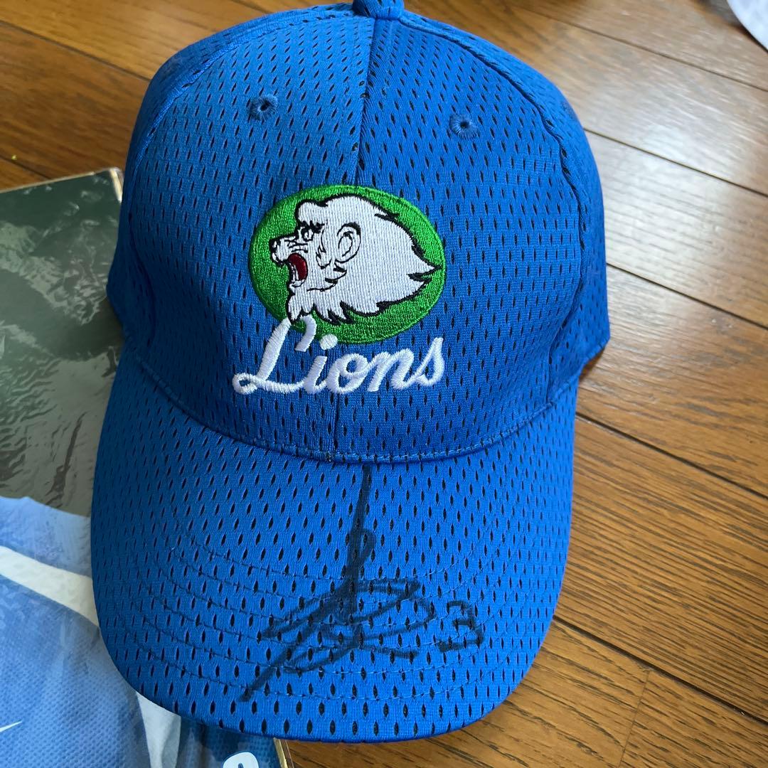 中島裕之 直筆サイン入りキャップとフォトサイン色紙セット