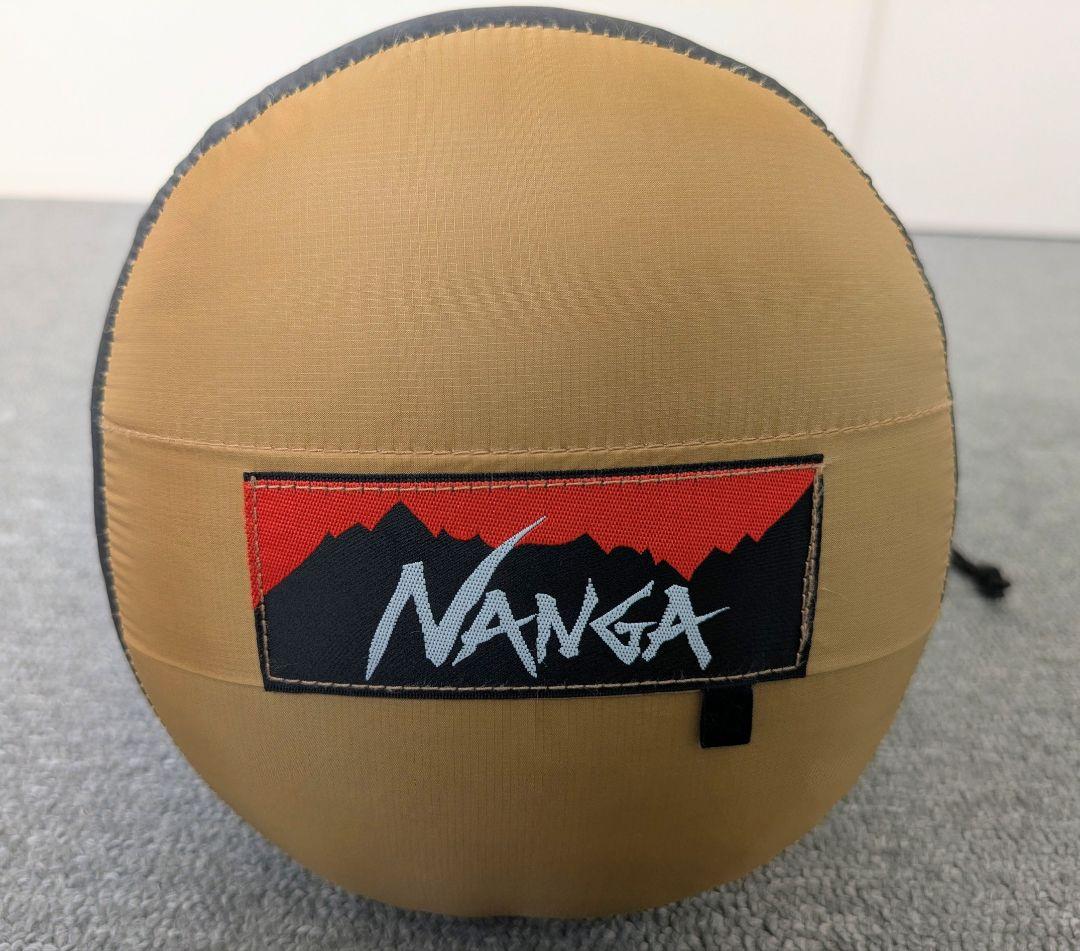 NANGA オーロラライト 600DX ロング ゴールド×ネイビー　さかいや別注