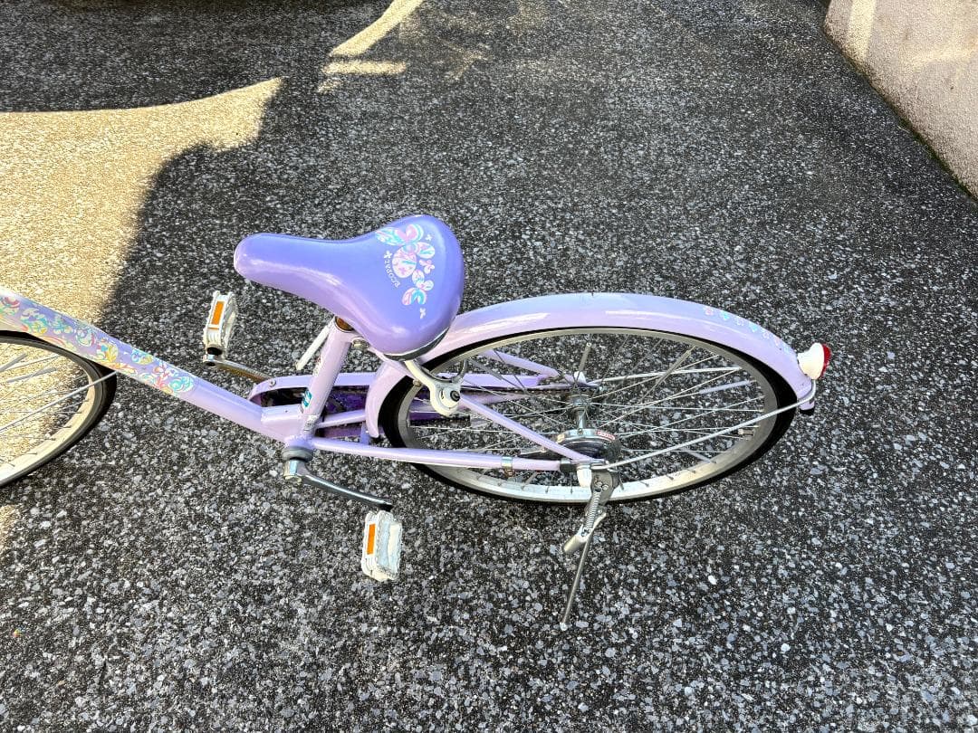 24インチ女の子用自転車　エコパルEPL401 ラベンダー