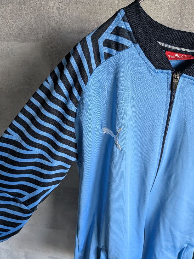 マンチェスターシティ　PUMA　プーマ　トラックジャケット　ジャージ　ブルー