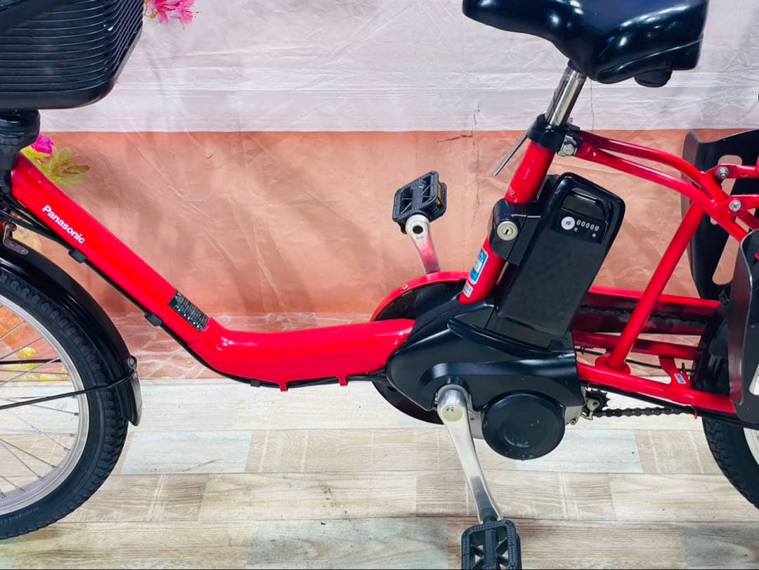 パナソニックギュット⭐️12AH！子供乗せ電動アシスト自転車Y3619