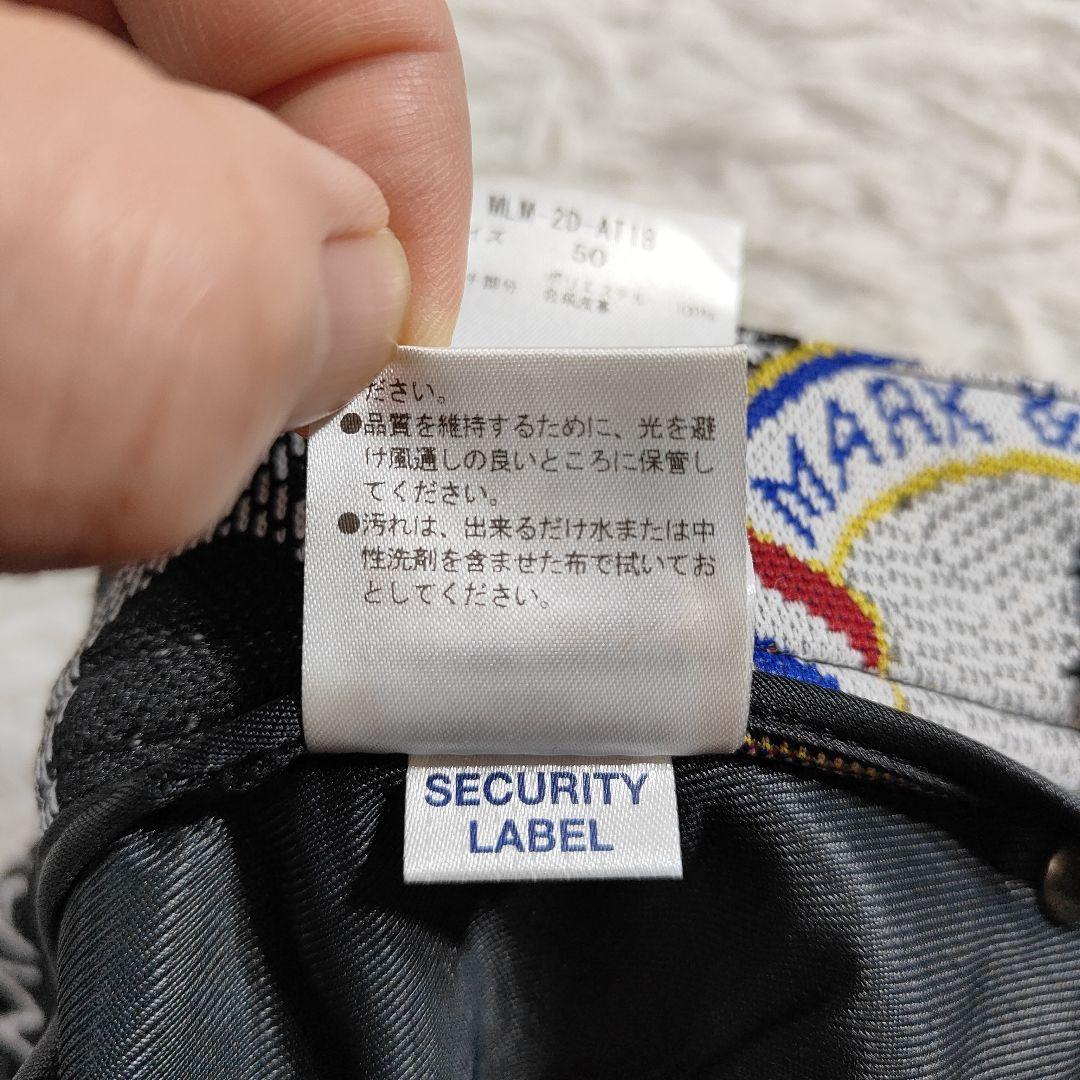 【新品】MARK&LONA マーク＆ロナ 総柄 ゴルフパンツ 50 XL 黒