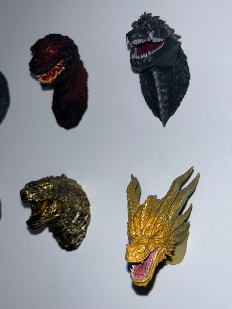 一番くじ　ゴジラVSコング　F賞　モンスターヘッドマグネット　全8種　箱付き