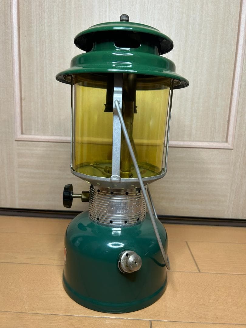 ★希少品★ Coleman 220F パテペン PYREX イエローグローブ