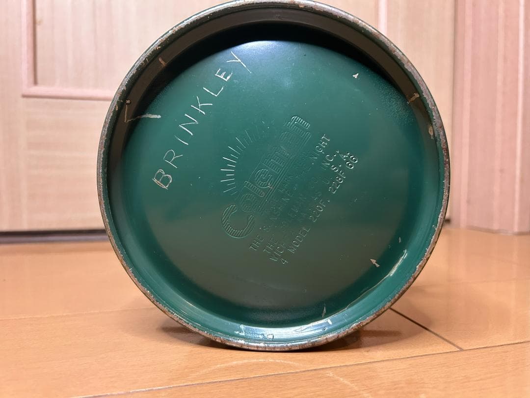 ★希少品★ Coleman 220F パテペン PYREX イエローグローブ