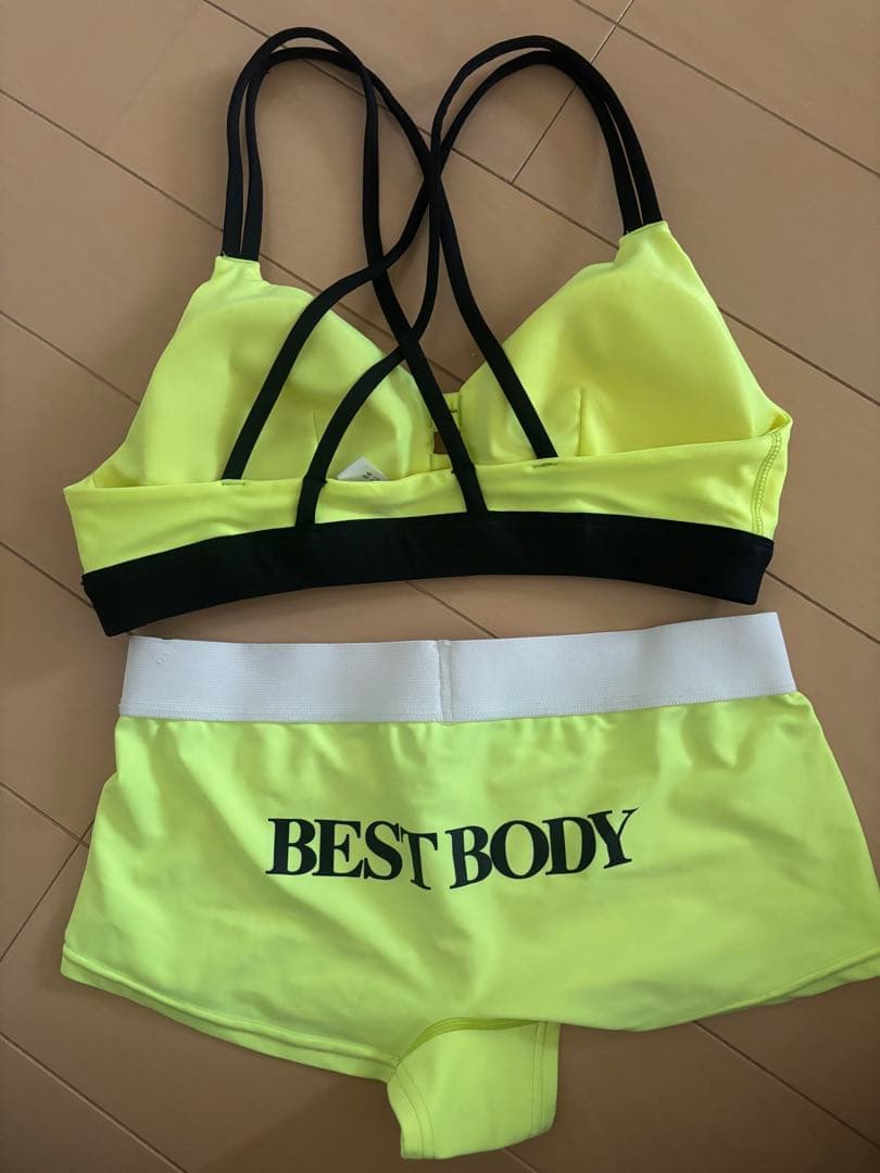 BEST BODY ネオンイエロー セット M