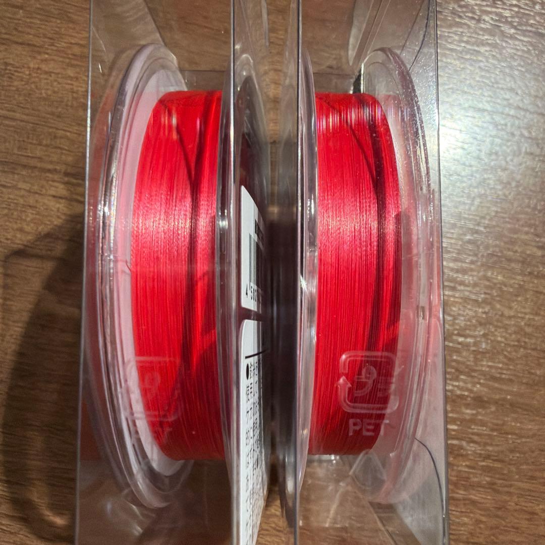 スクイッドマニア　PE ライン　X8-PE 0.5-210ｍ FLASH RED