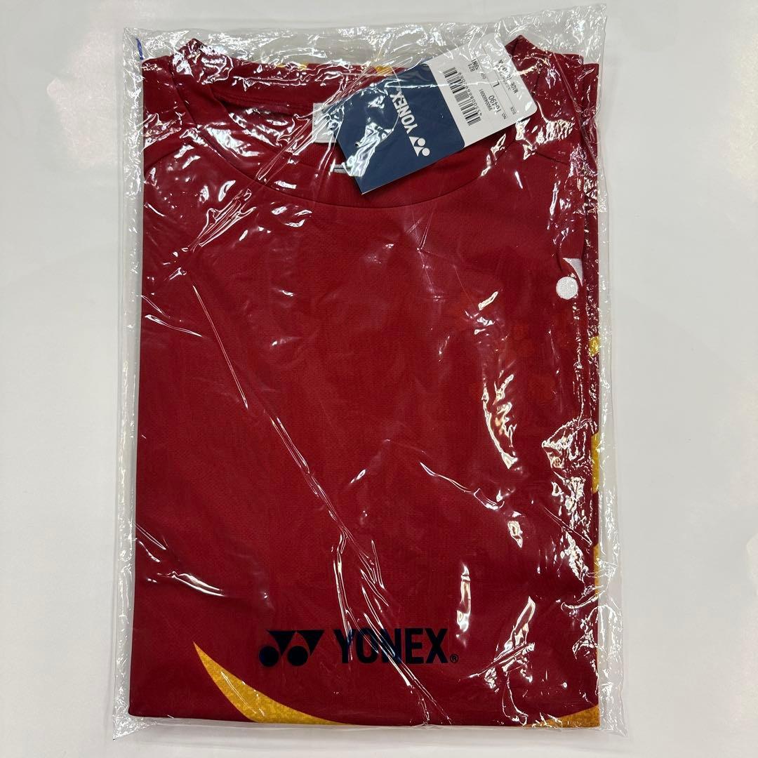 YONEX 日本代表 応援 Tシャツ バドミントンシャツ 赤 新品