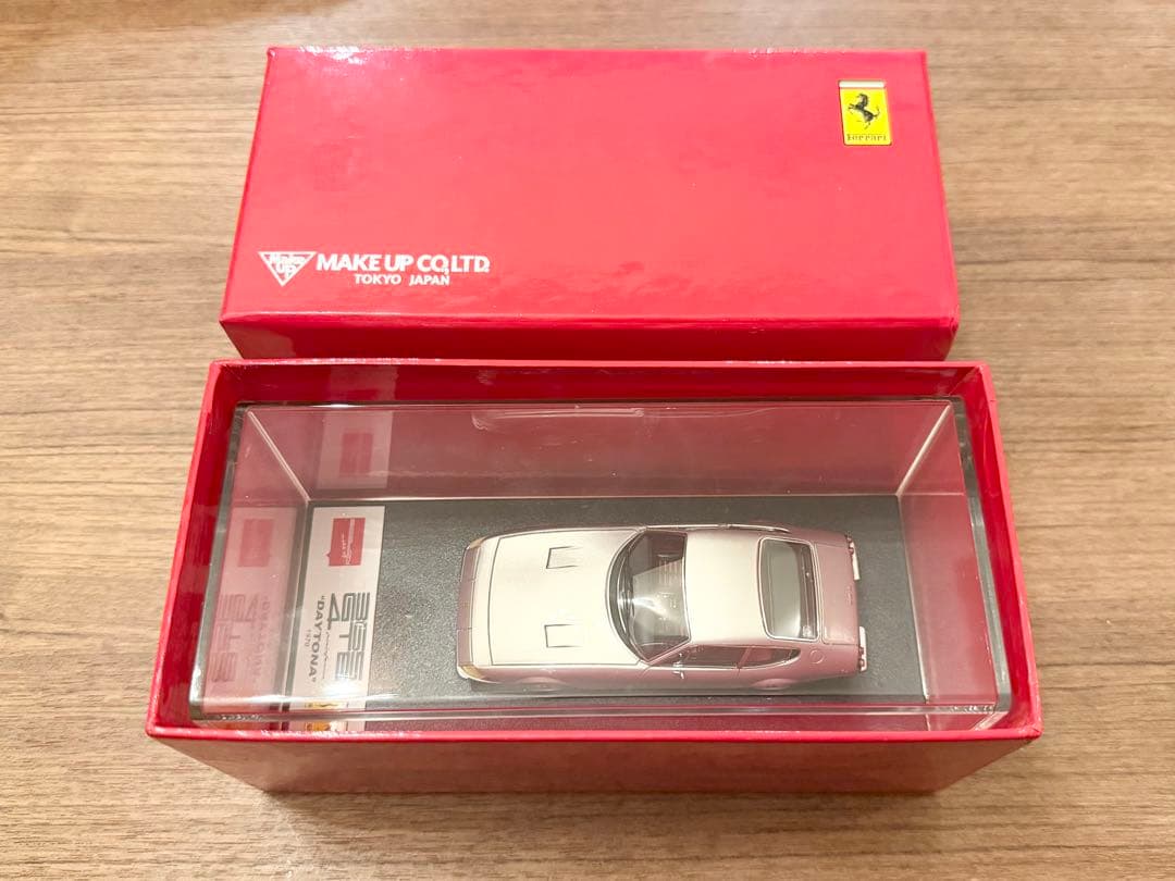 中古品 1/43 アイドロン フェラーリ 365GTB/4 デイトナ シルバー