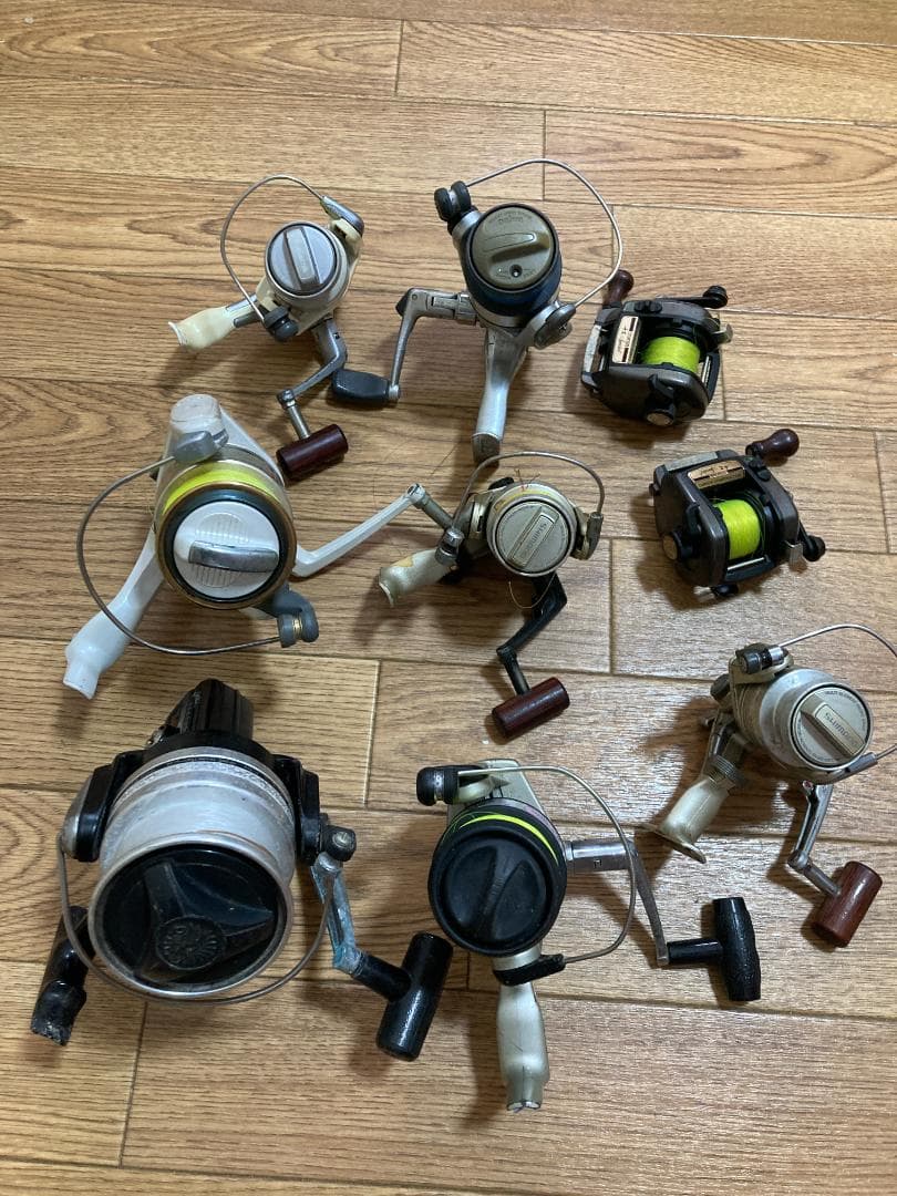 daiwa-shimano スピニングリール 9個セット まとめ売り