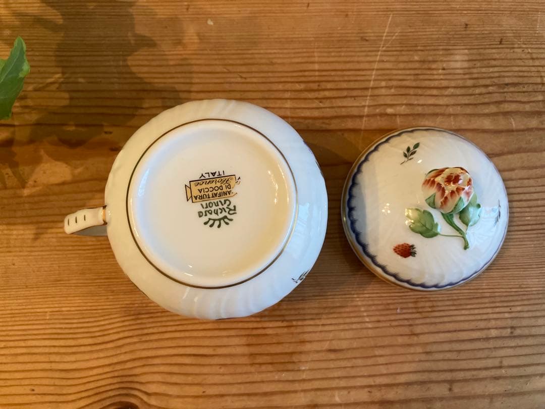 ジノリ　イタリアンフルーツ　クリームカップ