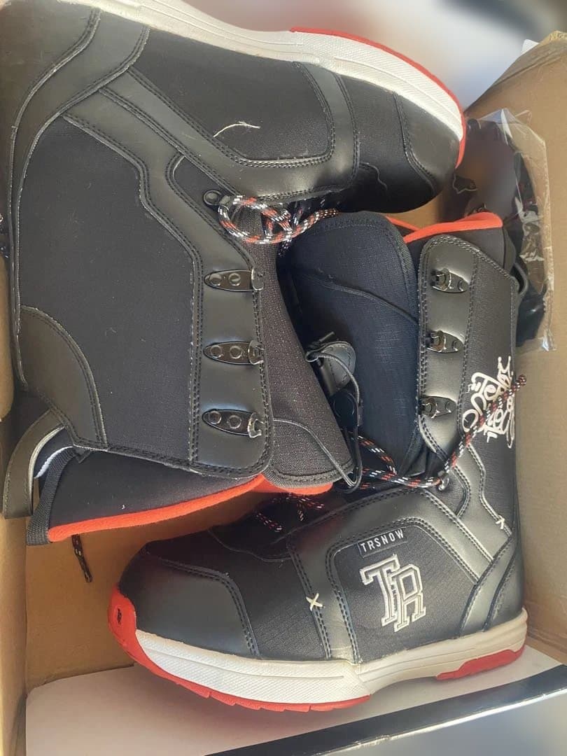 TR TR Boots 5 ブラック/レッド