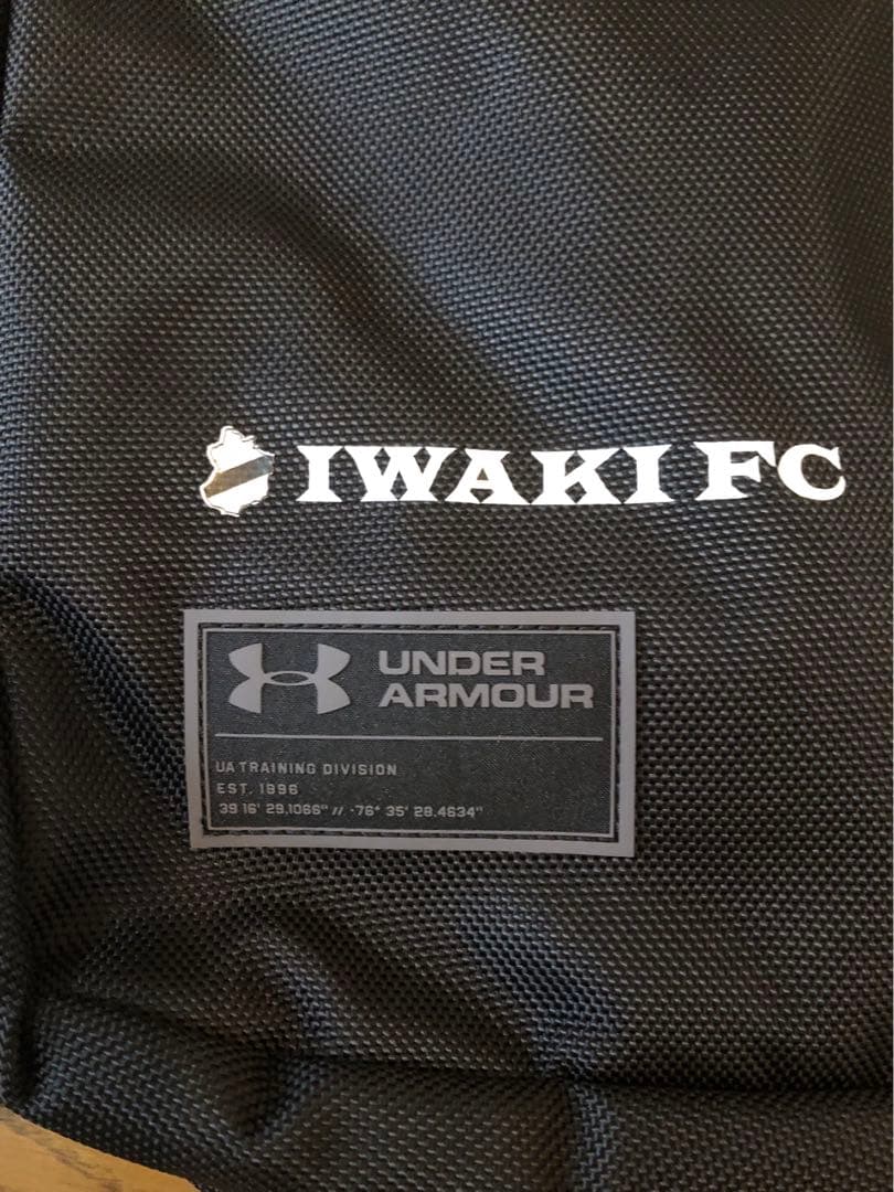 新品未使用いわきFC 　更に値下げ！　UNDER ARMOUR バッグ ブラック