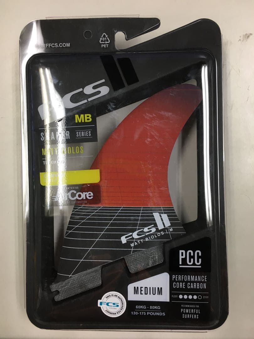 サーフィン・ボディボード FCS2 Matt Biolos shaper TRI-QUAD fin