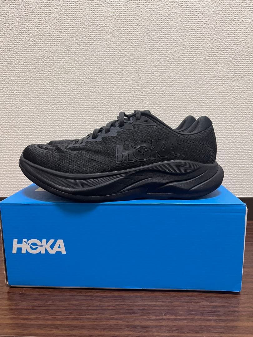 HOKA メンズ RINCON 4 27.0cm WIDE ブラック　リンコン4