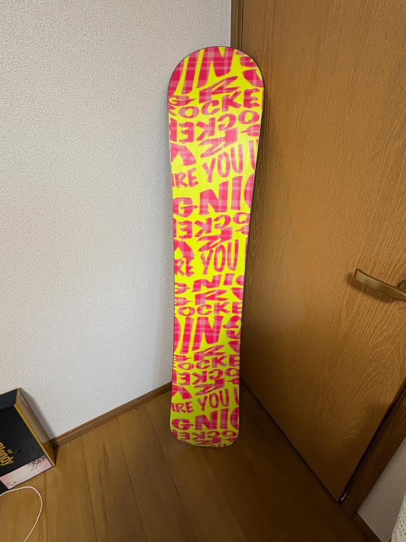 美品 IGNIO GRV-RC 151cm ロッカー スノーボード 板 単品