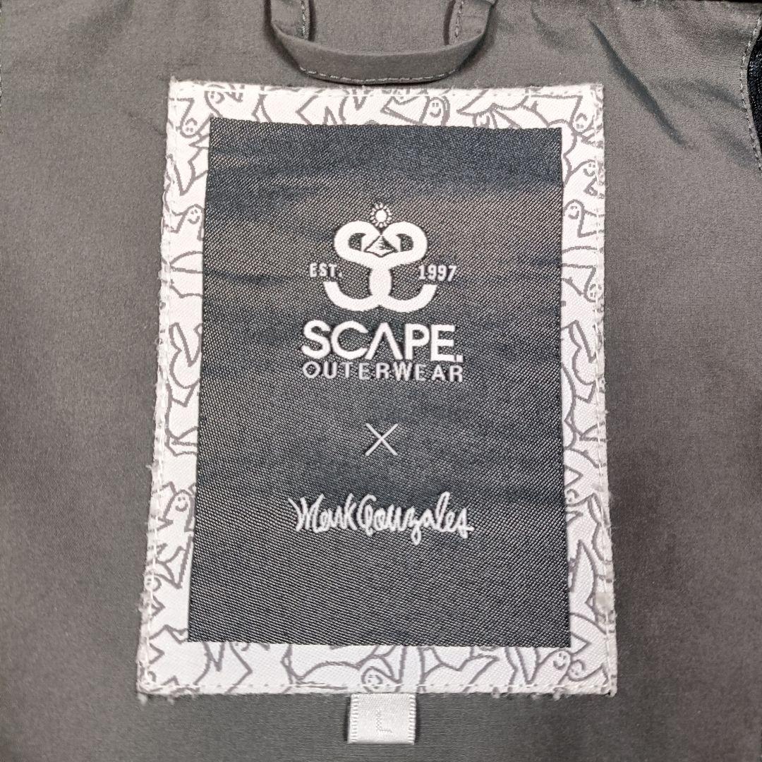 SCAPE×マークゴンザレス スノーボードウェア ジャケット グレーLサイズ