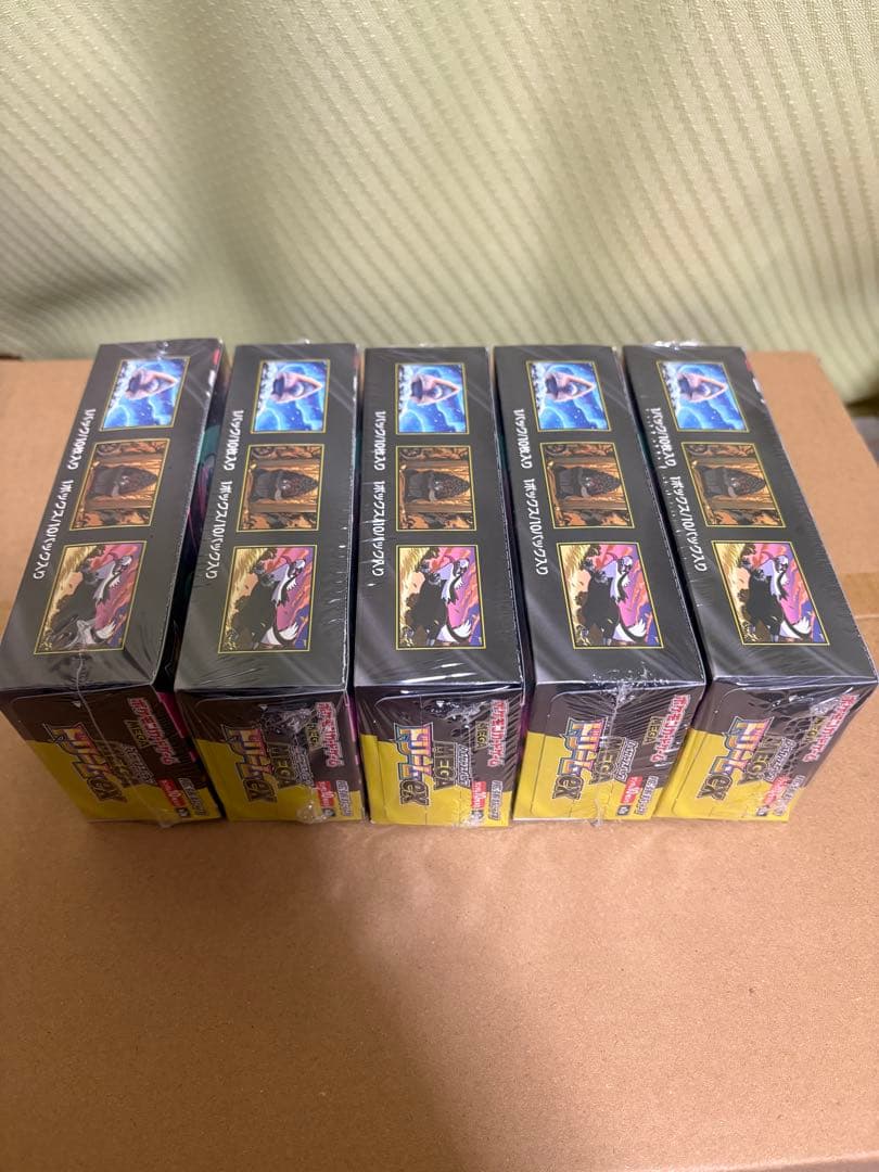 ポケモンカード MEGAドリームEX 5BOX シュリンク付き 新品未開封