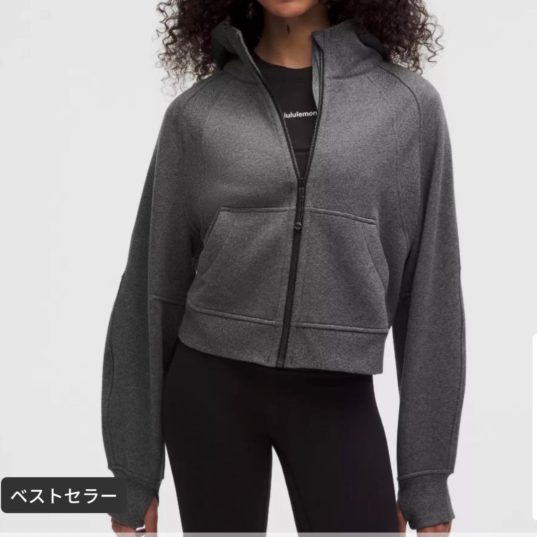 Lululemon Scuba オーバーサイズ フルジップフーディ XS/S
