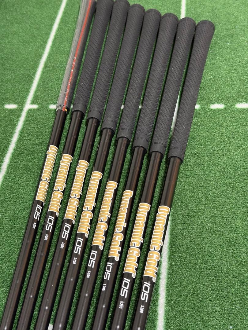 【美品】DynamicGold105 S200オニキスブラック4-AW用8本