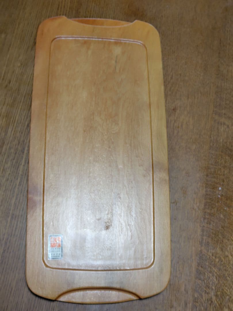 軽井沢彫木製フローラルデザイントレイ
